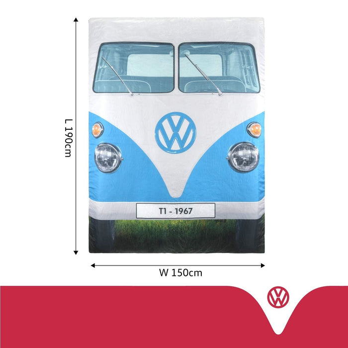 Vw Double Sleeping Bag Reversable Blue/Red 190Cm X 150Cm OL0183 - Board Masters - Van Life Living