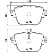 Mintex Rear Brake Pad Set MDB4064