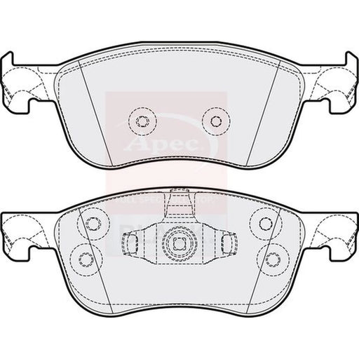 Apec Front Brake Pad Set PAD2207B