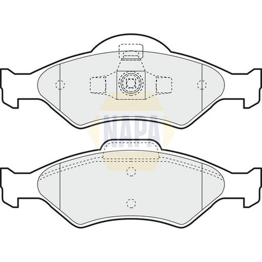 NAPA Front Brake Pad Set NBP1218