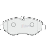 Fahren Front Brake Pad Set fits Mercedes-Benz Eqv 2020 on 447.813 447.815