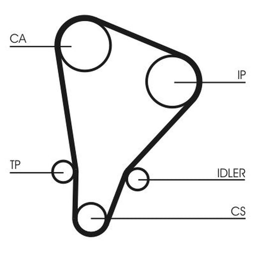 Continental CTAM Timing Belt Cambelt 130 Teeth CT521