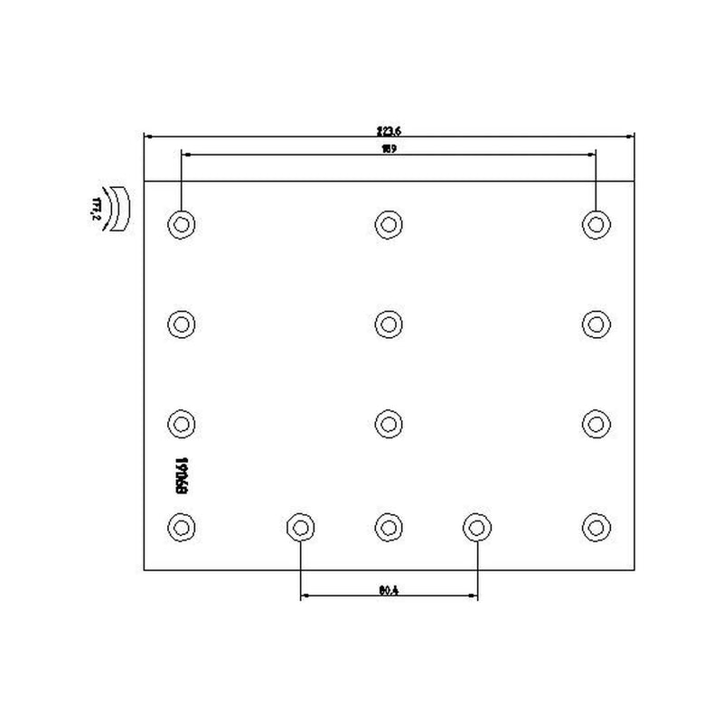 Textar Textar Cv Brake Lining Set 1906805