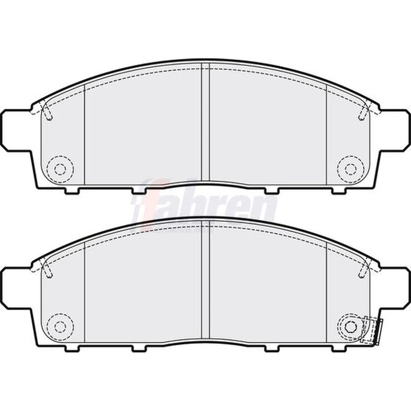 Fahren Front Brake Pad Set FBP3647