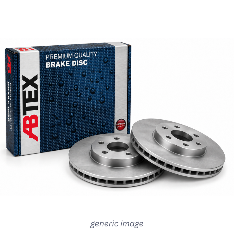 Abtex 2 x Vented Front Brake Discs BD2028V-x2