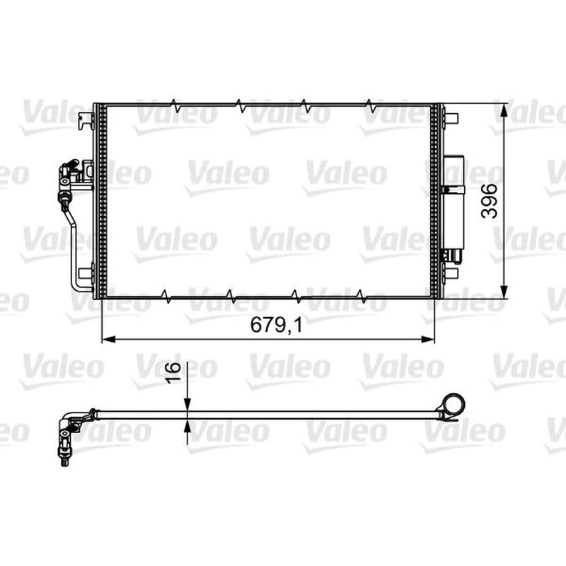 Valeo Air Conditioning Condenser 814374