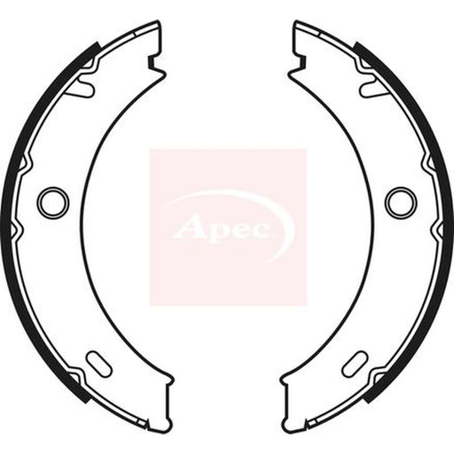 Apec Parking Brake Shoe Set SHU645