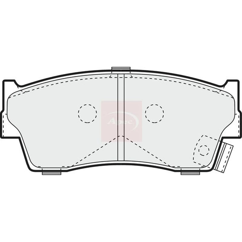 Apec Front Brake Pad Set PAD1086
