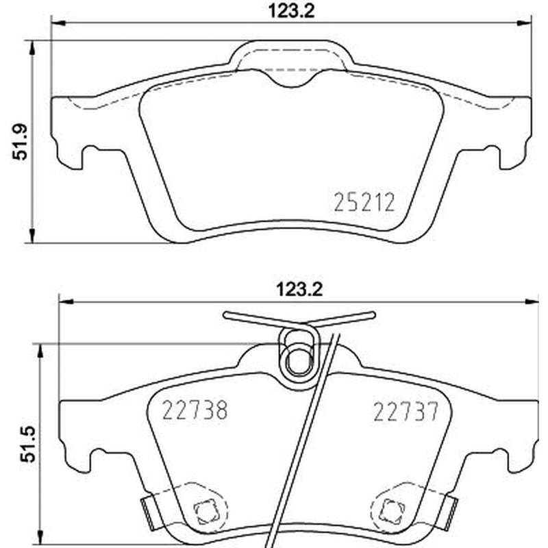 Mintex Rear Brake Pad Set MDB4065