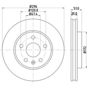 Mintex Mintex Front Brake Disc Kit MDK0254