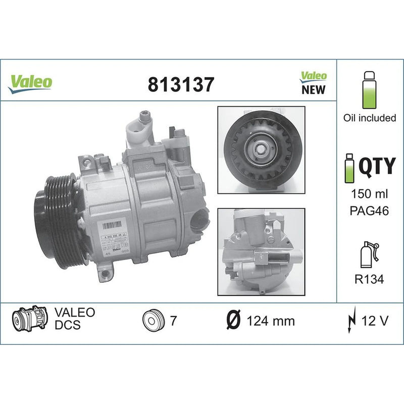 Valeo Air Conditioning Compressor 813137