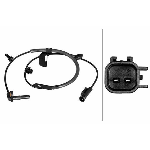 Hella ABS Wheel Speed Sensor Front 6PU 358 217-601