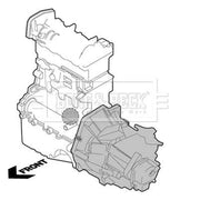 Borg & Beck Engine Mount Mounting BEM4442