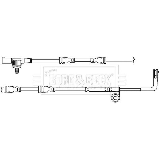 Borg & Beck Brake Pad Wear Sensor Rear BWL3041