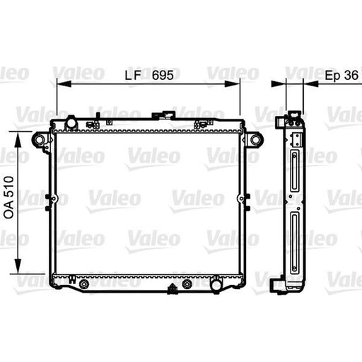 Valeo Engine Radiator 734190