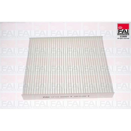 FAI Cabin Air Filter (Pollen Filter) CF114