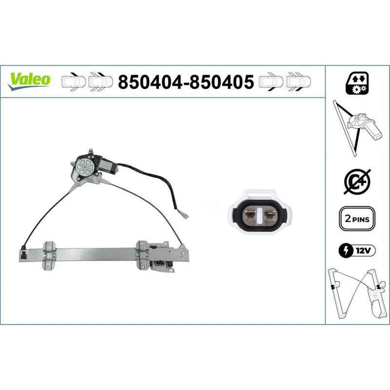 Valeo Electric Window Regulator Lifter Right Front 850405