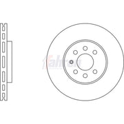Fahren 2 x Vented Front Brake Discs FBD6082-x2