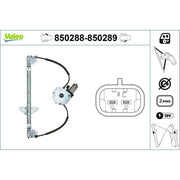 Valeo Electric Window Regulator Lifter Right Front 850289