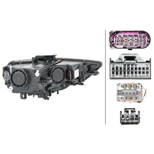 Hella Headlight Headlamp PSY24W Left 1EL 010 740-571