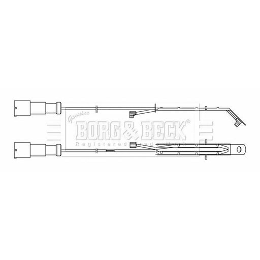 Borg & Beck Brake Pad Wear Sensor Rear BWL33095