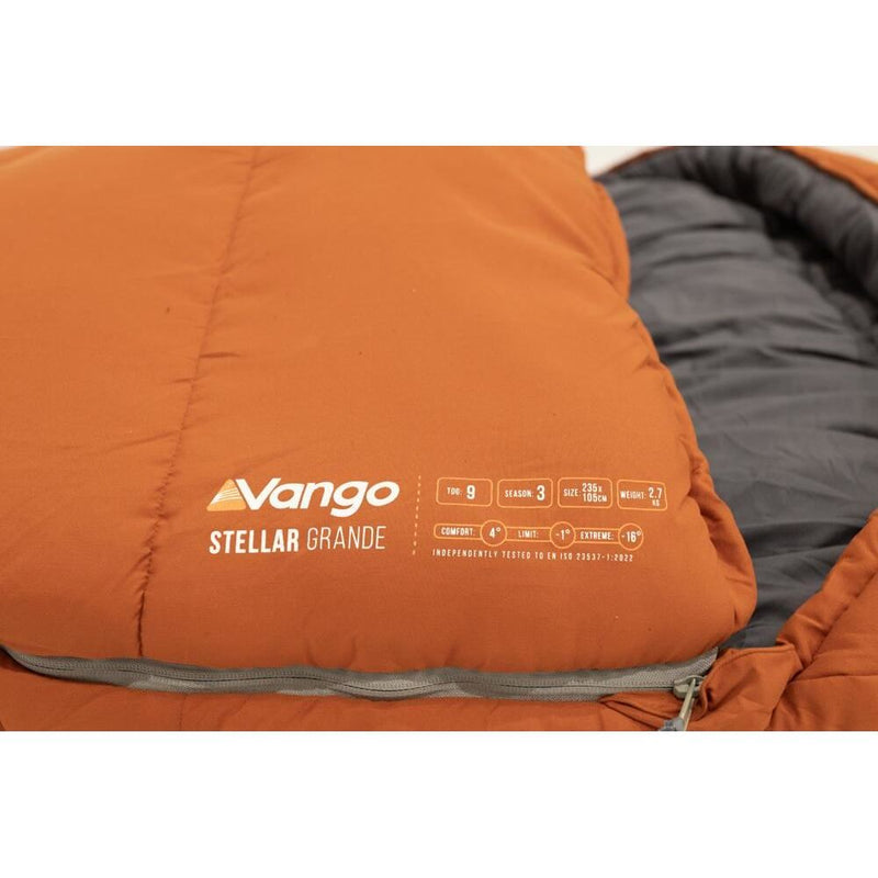 Vango Stellar Grande Sleeping Bag Harissa - Vango - Van Life Living