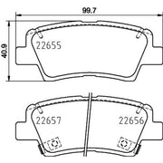 Mintex Rear Brake Pad Set MDB4021