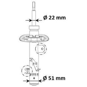 KYB Shock Absorber Damper Strut Front Right 3338060