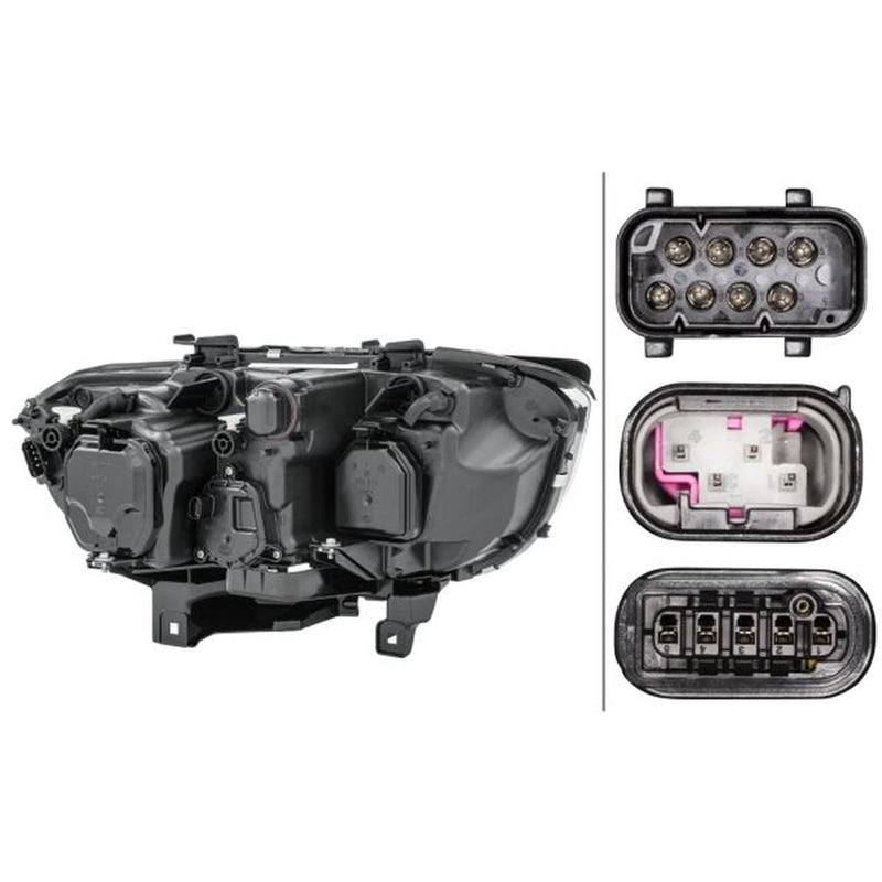 Hella Headlight Headlamp PY21W Left 1EL 158 083-011