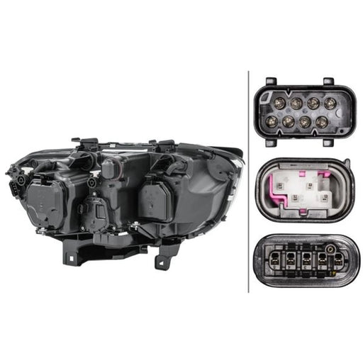 Hella Headlight Headlamp PY21W Left 1EL 158 083-011