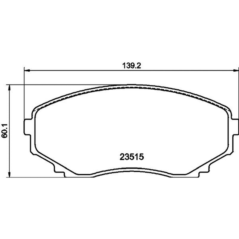 Mintex Front Brake Pad Set MDB1830
