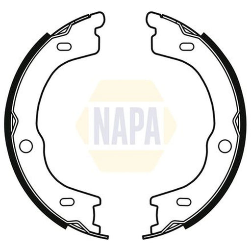 NAPA Parking Brake Shoe Set NBS5057