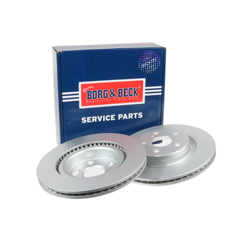 Borg & Beck 2 x Vented Front Brake Discs BBD5650-x2