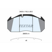 Textar Front Brake Pad Set 2903009