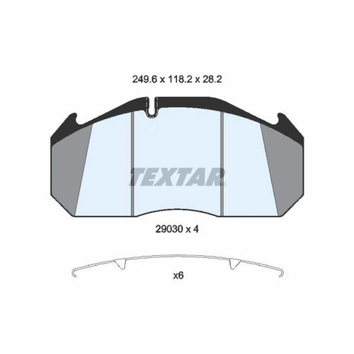 Textar Front Brake Pad Set 2903009