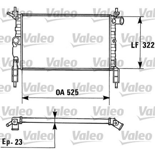 Valeo Engine Radiator 730975