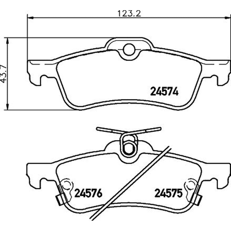 Mintex Rear Brake Pad Set MDB2914