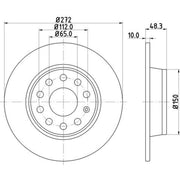 Mintex Lcv Van Kits solid 272mm MVK0058