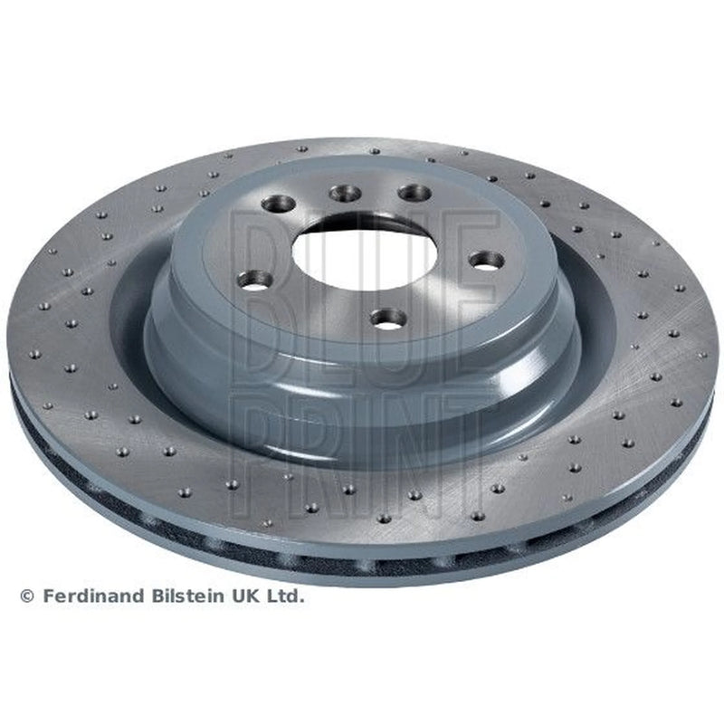 Blue Print 2 x Perforated/Vented Rear Brake Discs ADU174386-x2