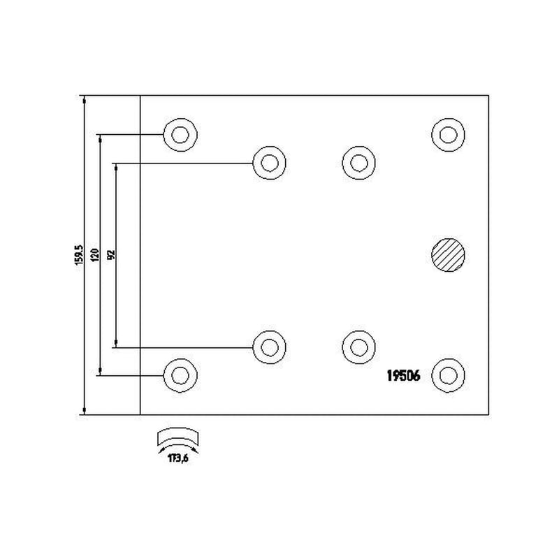 Textar Textar Cv Brake Lining Set 1950607
