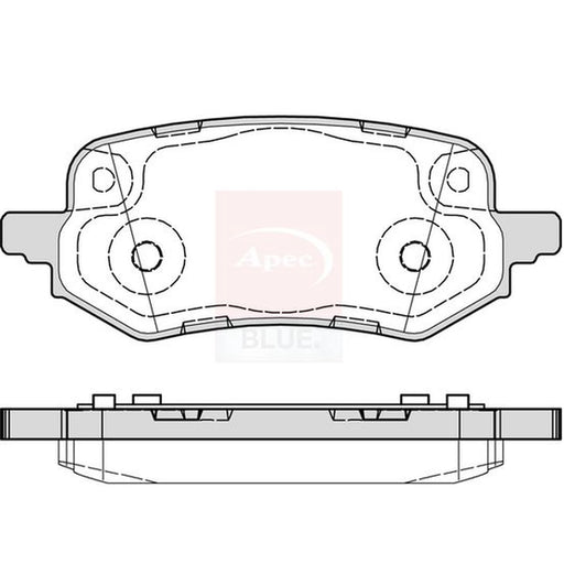 Apec Rear Brake Pad Set PD3947