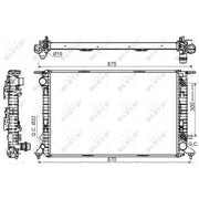 NRF Engine Radiator 53116