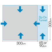 Triton 300 performance air shelter and drive away awning 12010273100001 - Westfield - Van Life Living