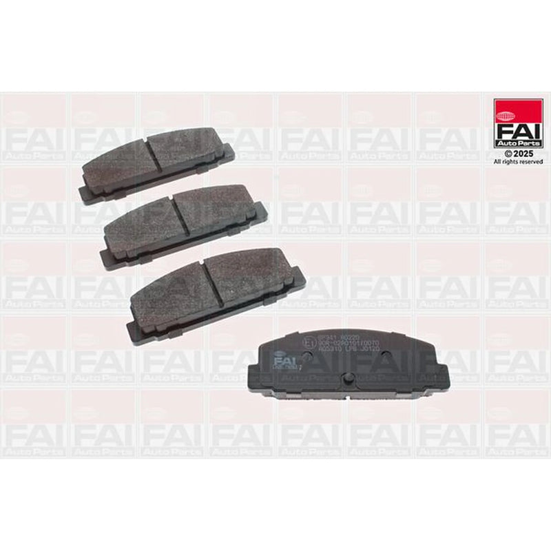 FAI Rear Brake Pad Set BP341
