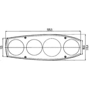 Hella Tail Light / Lamp PY21W Left 2VA 341 419-111