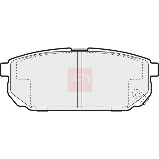 Apec Rear Brake Pad Set PAD1331