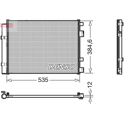 Denso Air Conditioning Condenser DCN41020