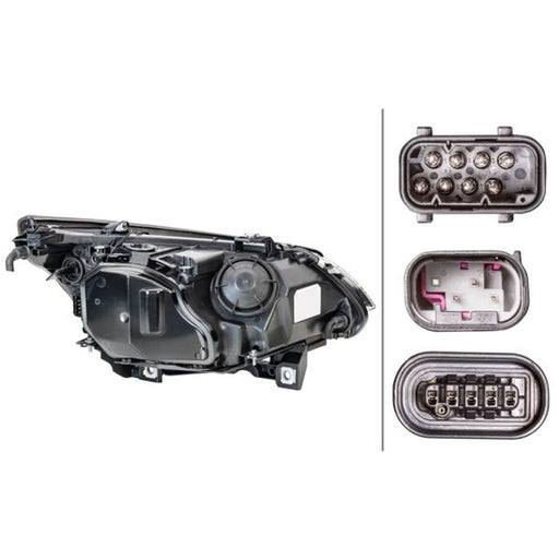 Hella Headlight Headlamp H7 Left 1LL 160 695-001