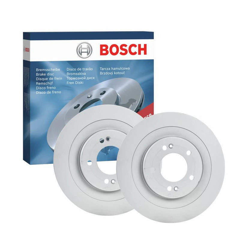 Bosch 2 x Solid Rear Brake Discs 0986479A46-x2