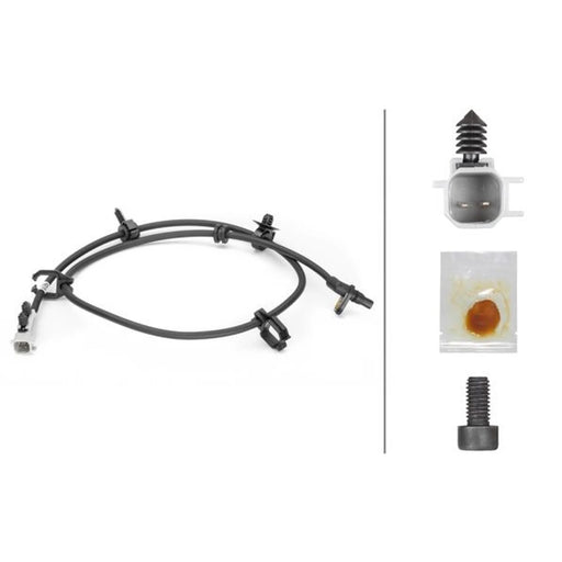 Hella ABS Wheel Speed Sensor Rear 6PU 230 040-271